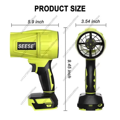Turbo Jet Blower, Leaf Blower, Strong Turbo Fan, Car Drying after Wash, Handheld Snow Blower, Garden Maintenance