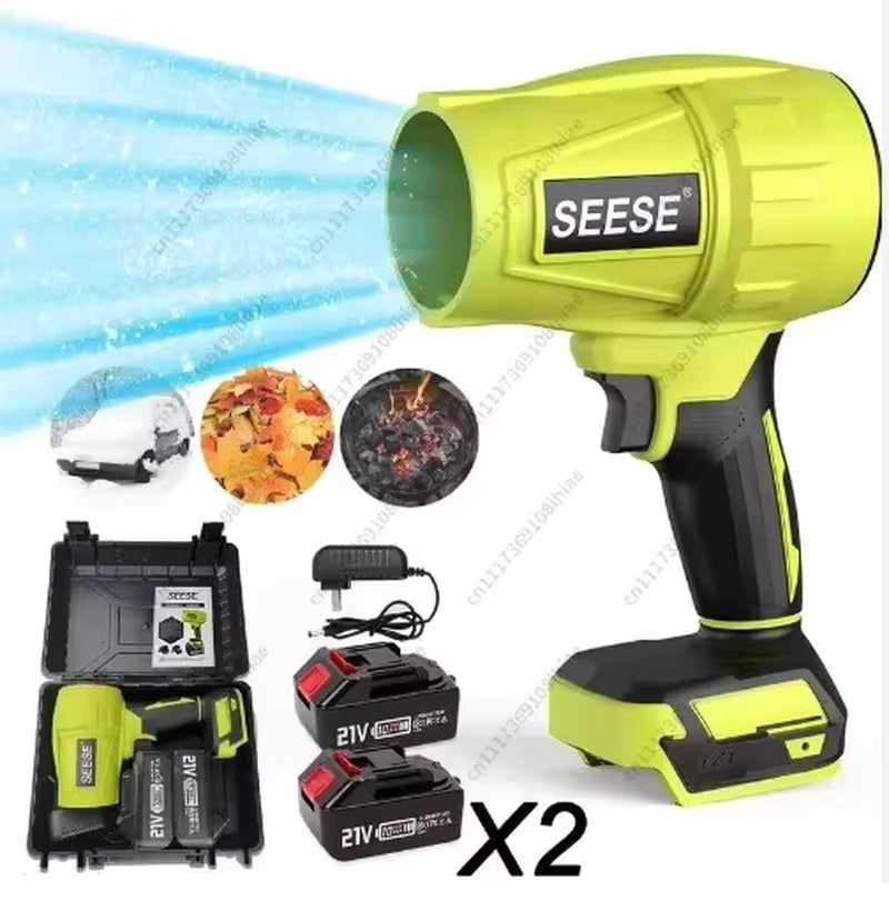 Turbo Jet Blower, Leaf Blower, Strong Turbo Fan, Car Drying after Wash, Handheld Snow Blower, Garden Maintenance