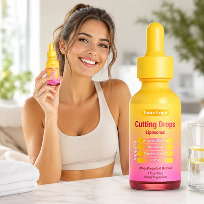 Liposomal Cutting Drops Mango Dragonfruit Oral Liquid Antioxidant Energy Management Lymph Support Body Cleansing Gut Comfort